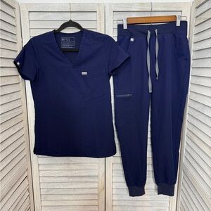 Figs Women’s Scrub Set Navy Blue Size XXS
